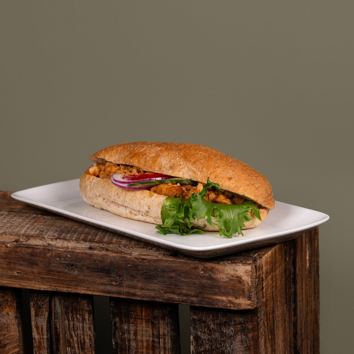 Baguette med kylling